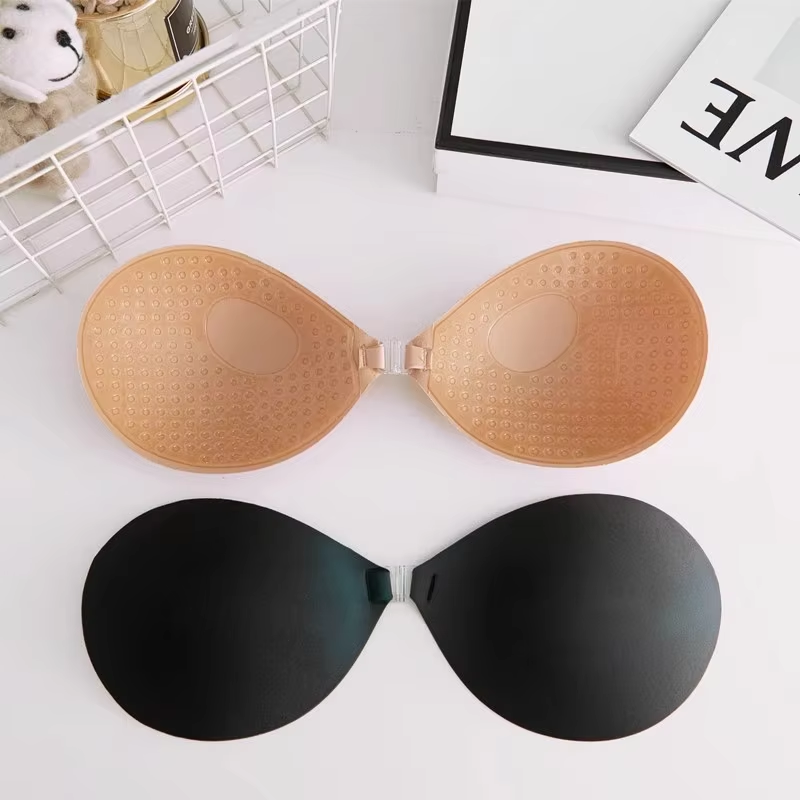 Amelie Produce Front Buckle Design Nipple Cover for Fashion Wear Strapless and Backless Women's High Fit Invisible Adhesive Bra