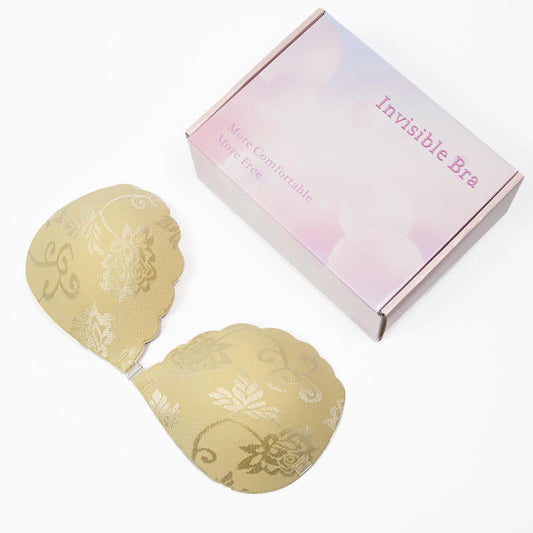Nipple Cover Factory Produce 3D Cup Hot Flower Pattern Middle Glue Free Design Light Weight Easy to Shape 3D Invisible Women Bra