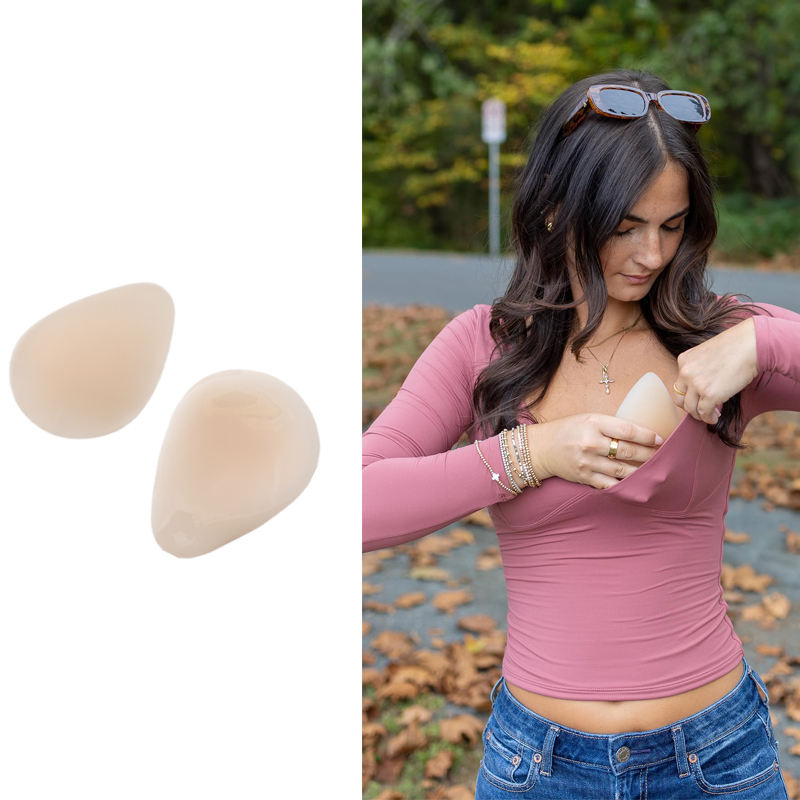 Adhesive Breast Cover Silicone Reusable Pads Invisible Nipple Concealer OEM Factory Wholesale