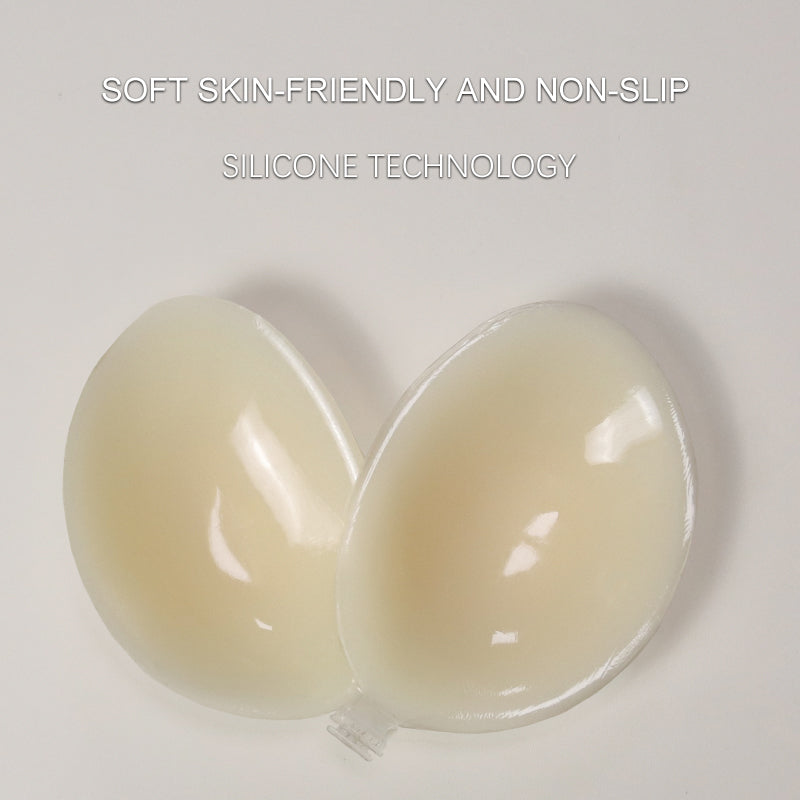 Reusable Silicone Super Sticky Backless Silicone Gel Seamless Push up Invisible Breast Lift Bra
