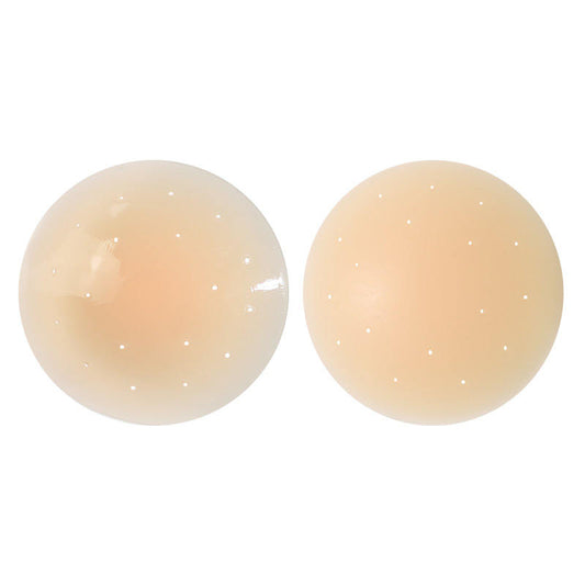 Ultra Thin Matte Silicone Nipple Pasties Reusable Skin Color Invisible Nipple Covers for Women Comfortable Padded Adhesive