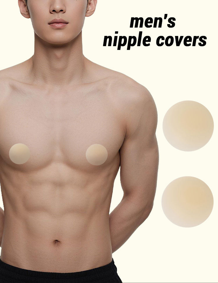 Customizable Medical Grade Liquid Silicone Nipple Cover Matte Skin Tone Nude Adhesive Reusable Pasties for man