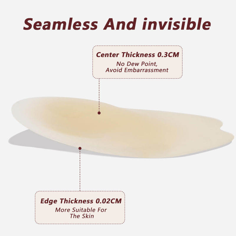 Hot Sale Customizable Rabbit Ear Push up Nipple Covers OEM Adhesive Silicone Pasties Invisible Strapless Bra