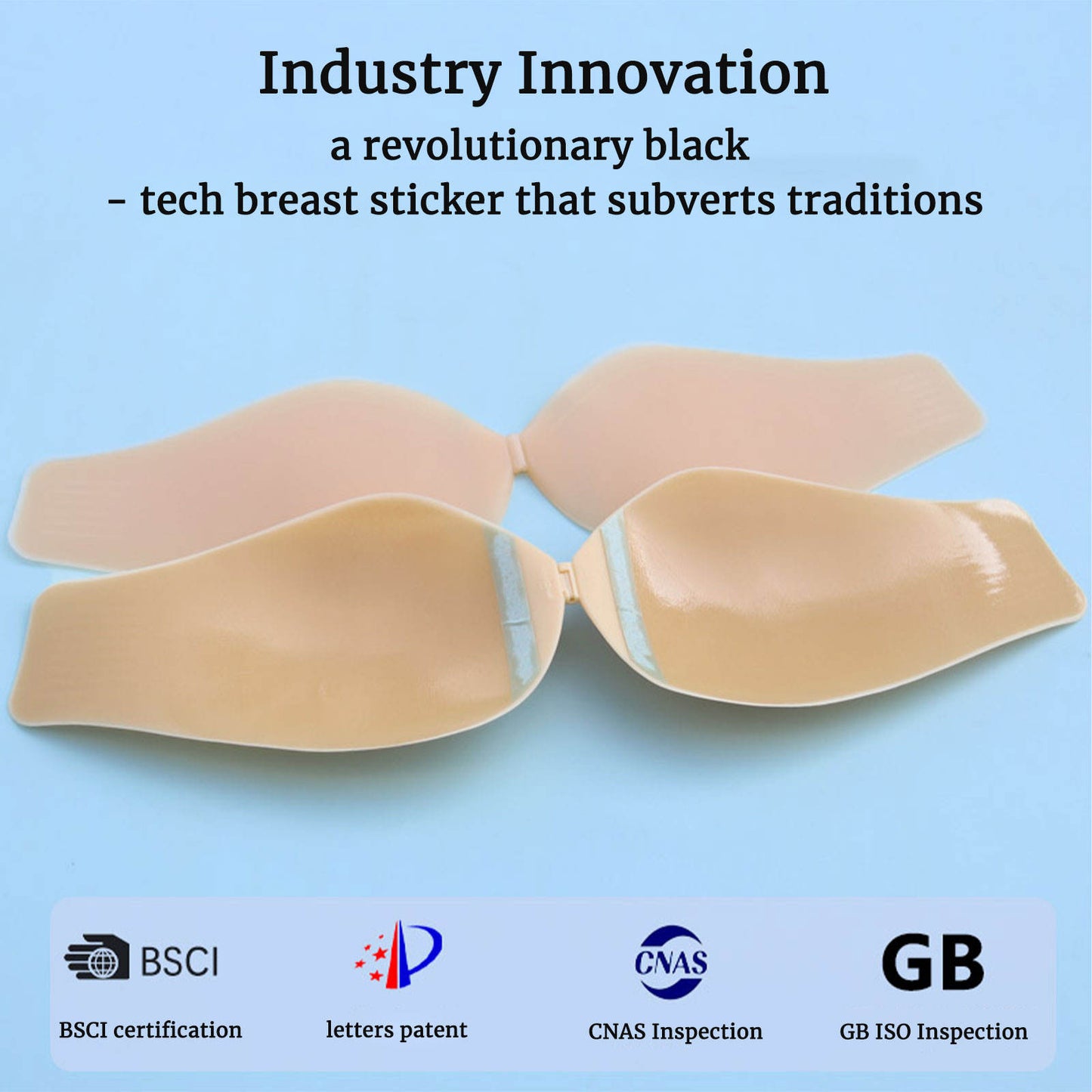 Silicone Breast Lifting Adhesive Underwear Push up Gather Strapless Reusable Sticky Bras Supplier