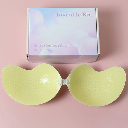 Custom E-commerce Platform Hot Sell Strapless and Good Skin Fit Self Adhesive Cordless Tape Invisible Bra for Fashion Wear