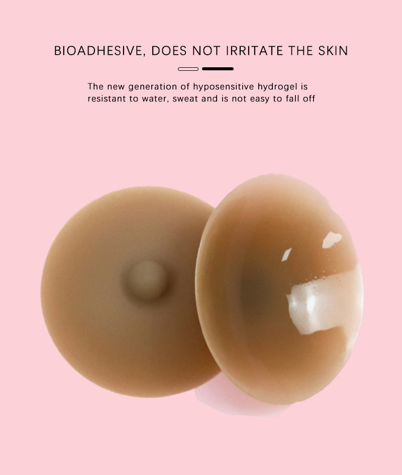 Silicone Nipple Cover Factory Wholesale Women's Backless and Traceless Mammary Shape Attachment Soportes Adhesivos Silicona Bra