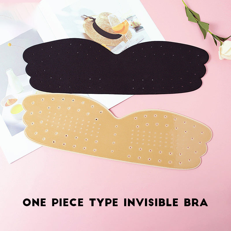 Invisible Bra Factory Produce Tiktok Hot Sale Sticky Bra Traceless Easy to Shape Reusable One Piece Type Invisible Bra