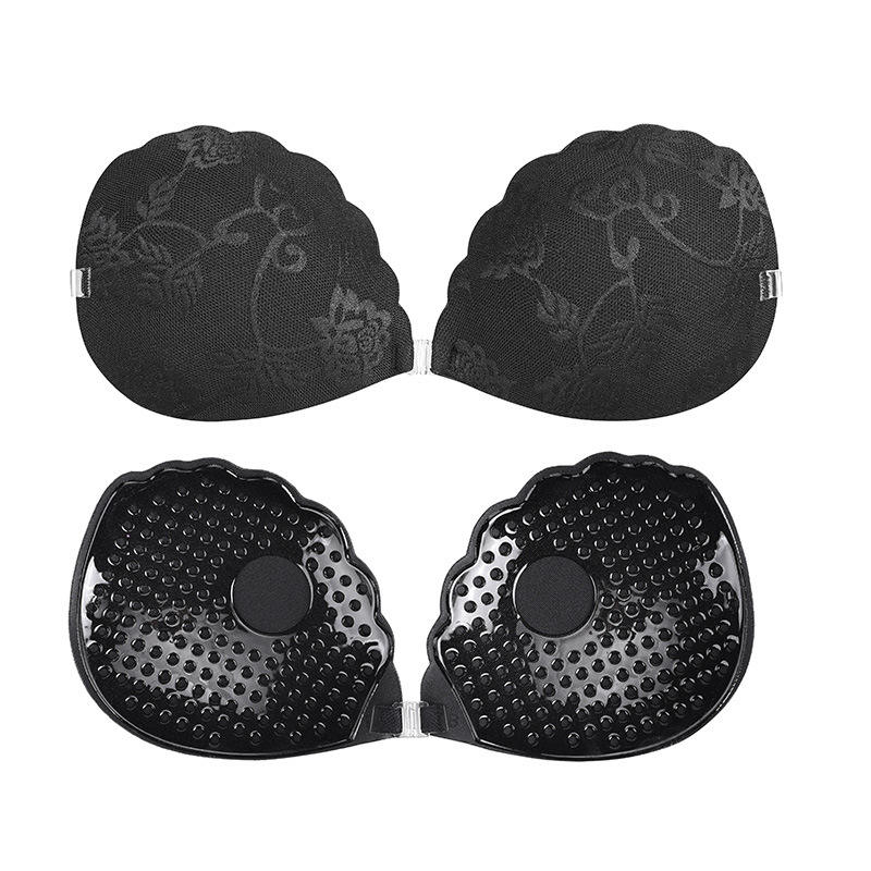 Nipple Cover Factory Produce 3D Cup Hot Flower Pattern Middle Glue Free Design Light Weight Easy to Shape 3D Invisible Women Bra