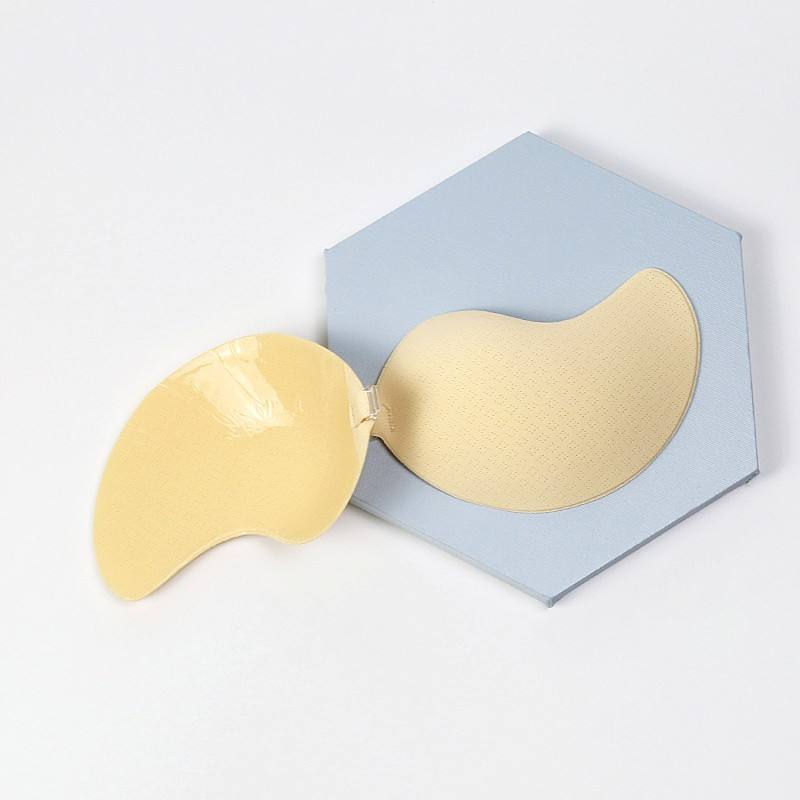Custom E-commerce Platform Hot Sell Strapless and Good Skin Fit Self Adhesive Cordless Tape Invisible Bra for Fashion Wear