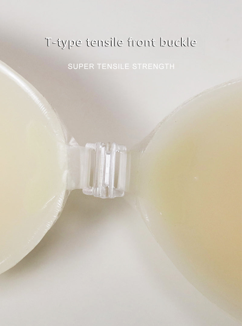 Reusable Silicone Super Sticky Backless Silicone Gel Seamless Push up Invisible Breast Lift Bra