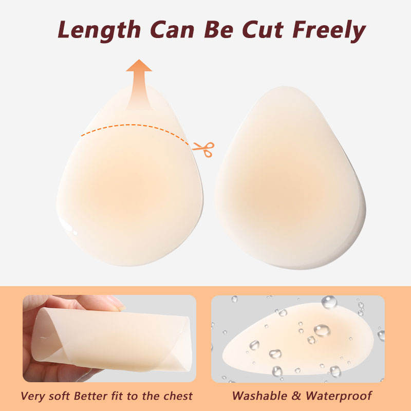 Seamless Invisible Nipple Covers for Women Ultra Thin Self Adhesive No Glue Breathable Reusable Silicone Pasties Nippies