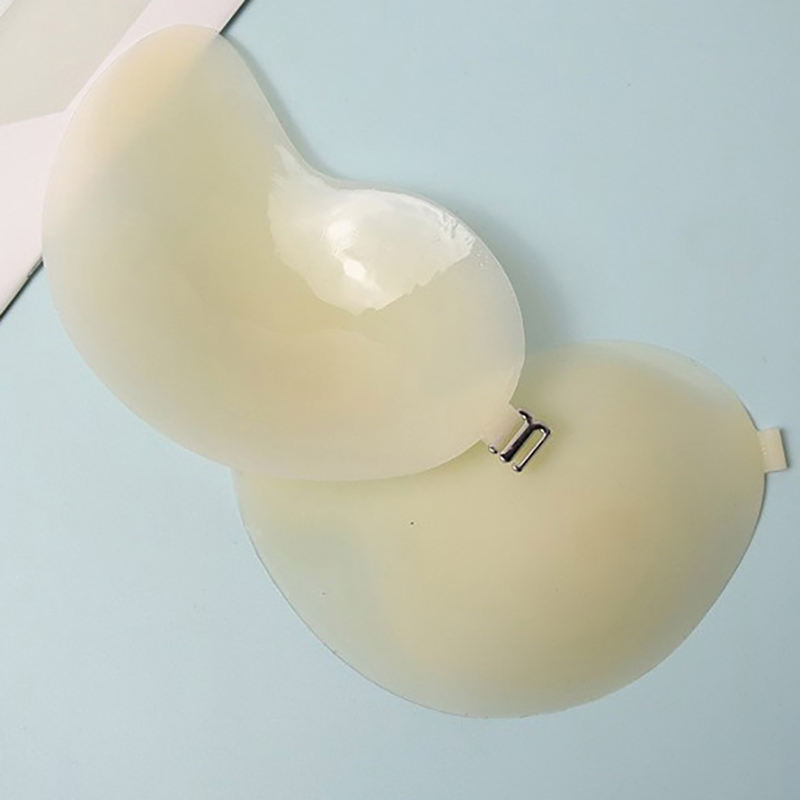 Nipple Cover Factory in Stock Women's Stickiness Bra Backless and Traceless Gather to Breast Push up Silicona Adhesivo Bra