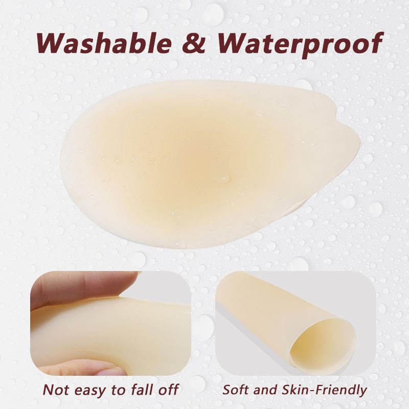 Hot Sale Customizable Rabbit Ear Push up Nipple Covers OEM Adhesive Silicone Pasties Invisible Strapless Bra