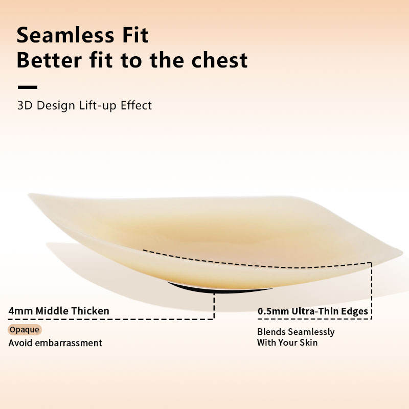 Silicone Breast Cover Adhesive Pads Reusable Nipple Concealer Invisible OEM Wholesale