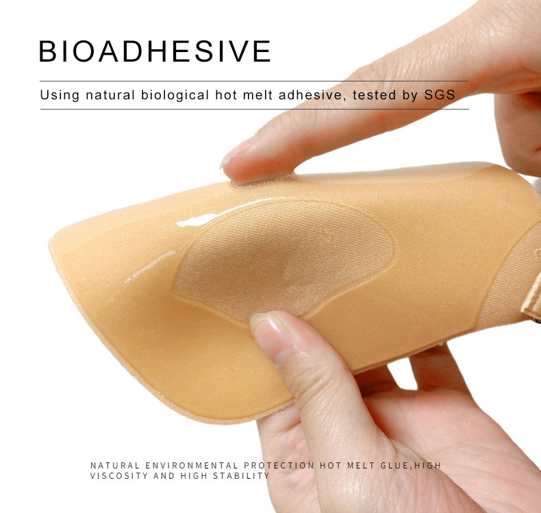 Invisible Bra Manufacturer Hot Sale Sticky Bra Suitable for Dresses Backless Underwear Women's Gather Invisible Adhesive Bra