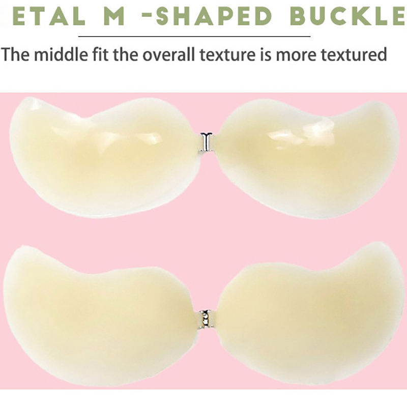 Nipple Cover Factory in Stock Women's Stickiness Bra Backless and Traceless Gather to Breast Push up Silicona Adhesivo Bra