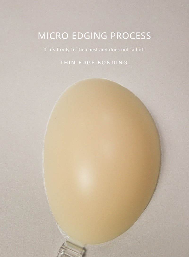 Reusable Silicone Super Sticky Backless Silicone Gel Seamless Push up Invisible Breast Lift Bra