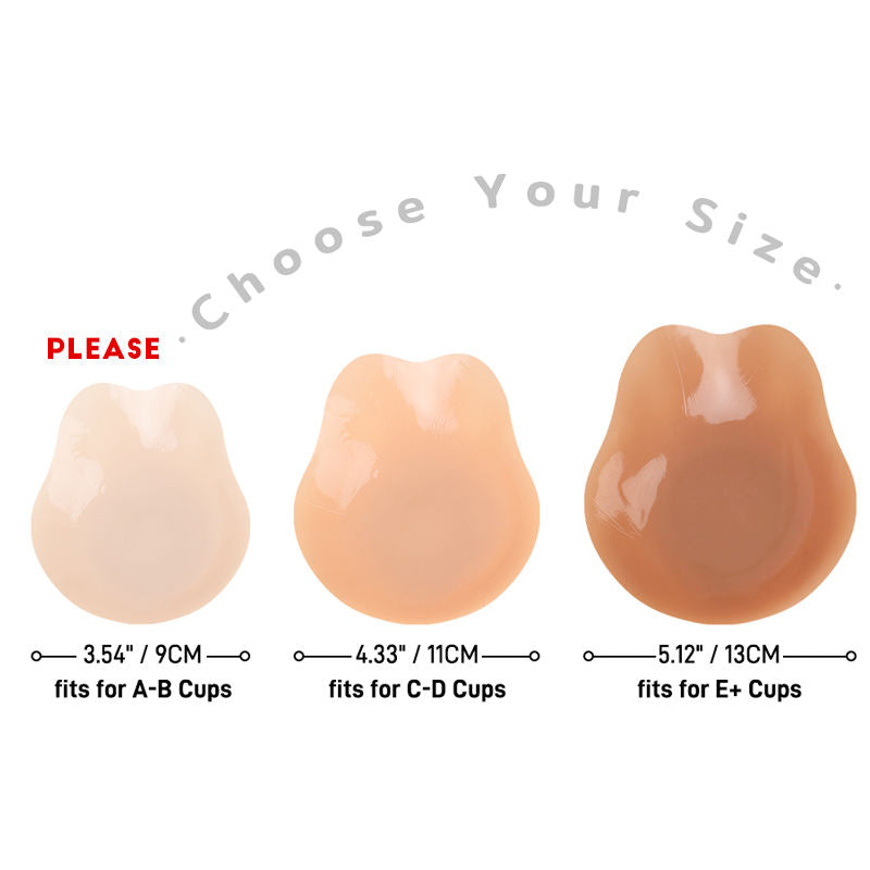 Silicone Nipple Cover Factory Produce Rabbit Ear Shape Natural Adesivo Strapless and Traceless Soportes Adhesivos Silicona Bra
