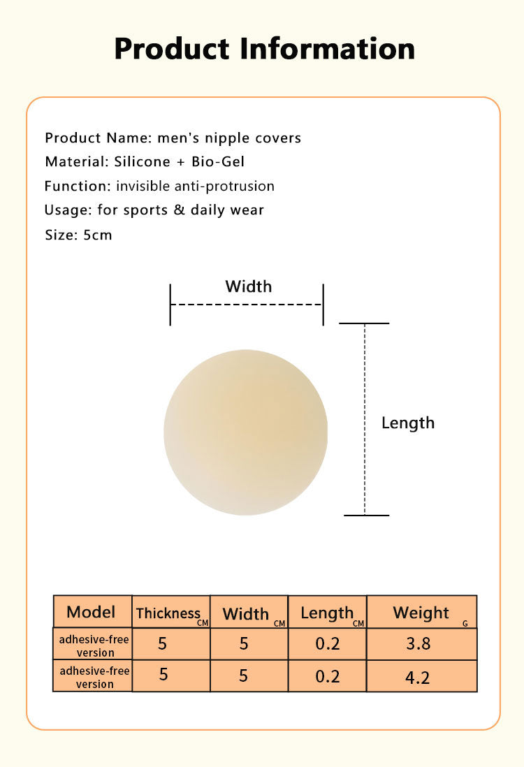 Customizable Medical Grade Liquid Silicone Nipple Cover Matte Skin Tone Nude Adhesive Reusable Pasties for man