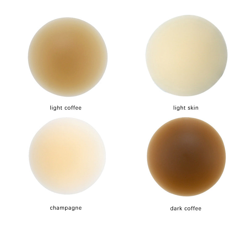 Customizable Medical Grade Liquid Silicone Nipple Cover Matte Skin Tone Nude Adhesive Reusable Pasties for man